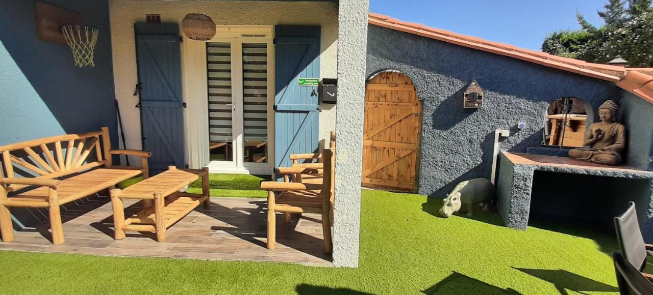 Superbe Appartement Classe 4Etoiles Avec Piscine Privee Le Boulou Exterior foto